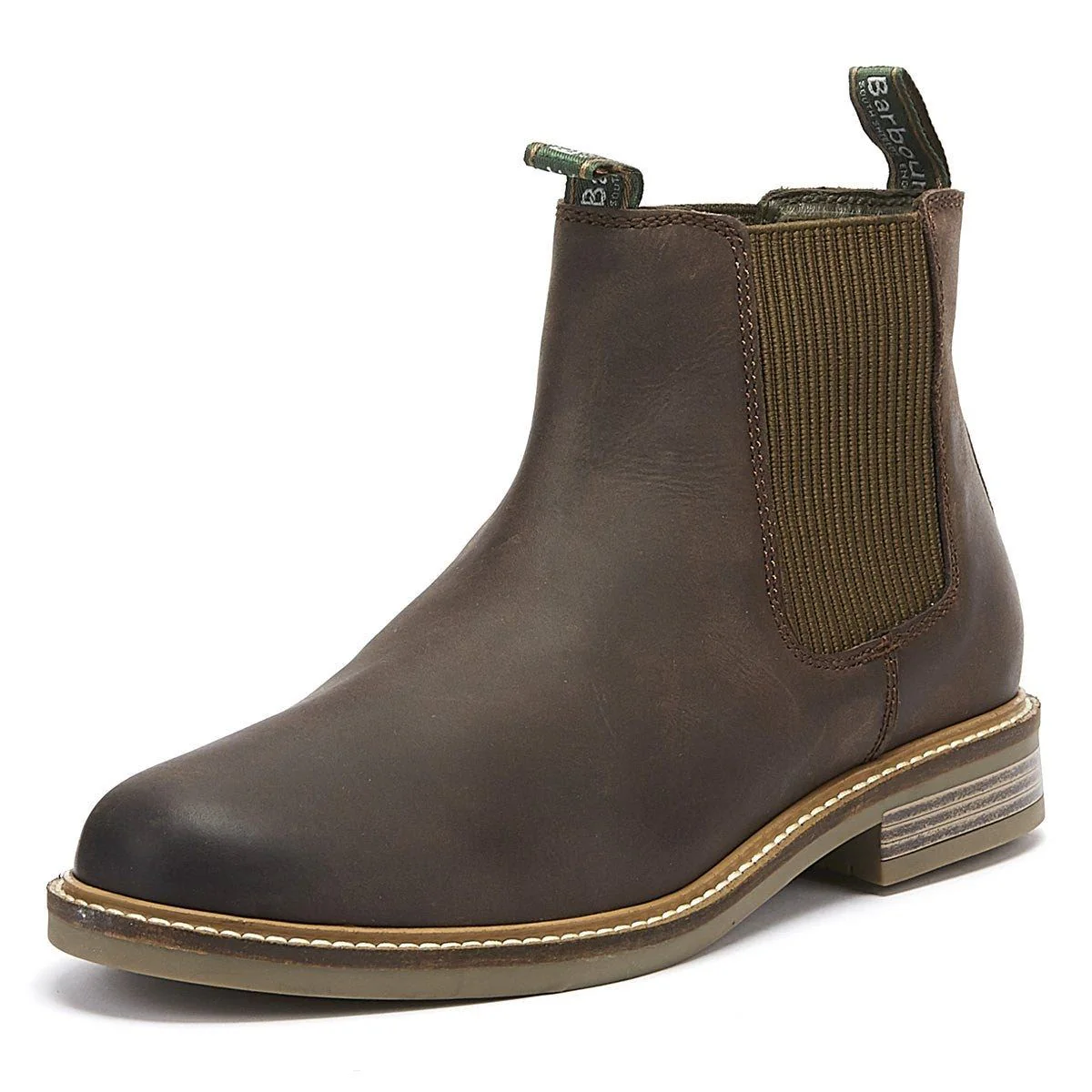 Barbour Farsley Mens Brown Chelsea Boots - Image 3