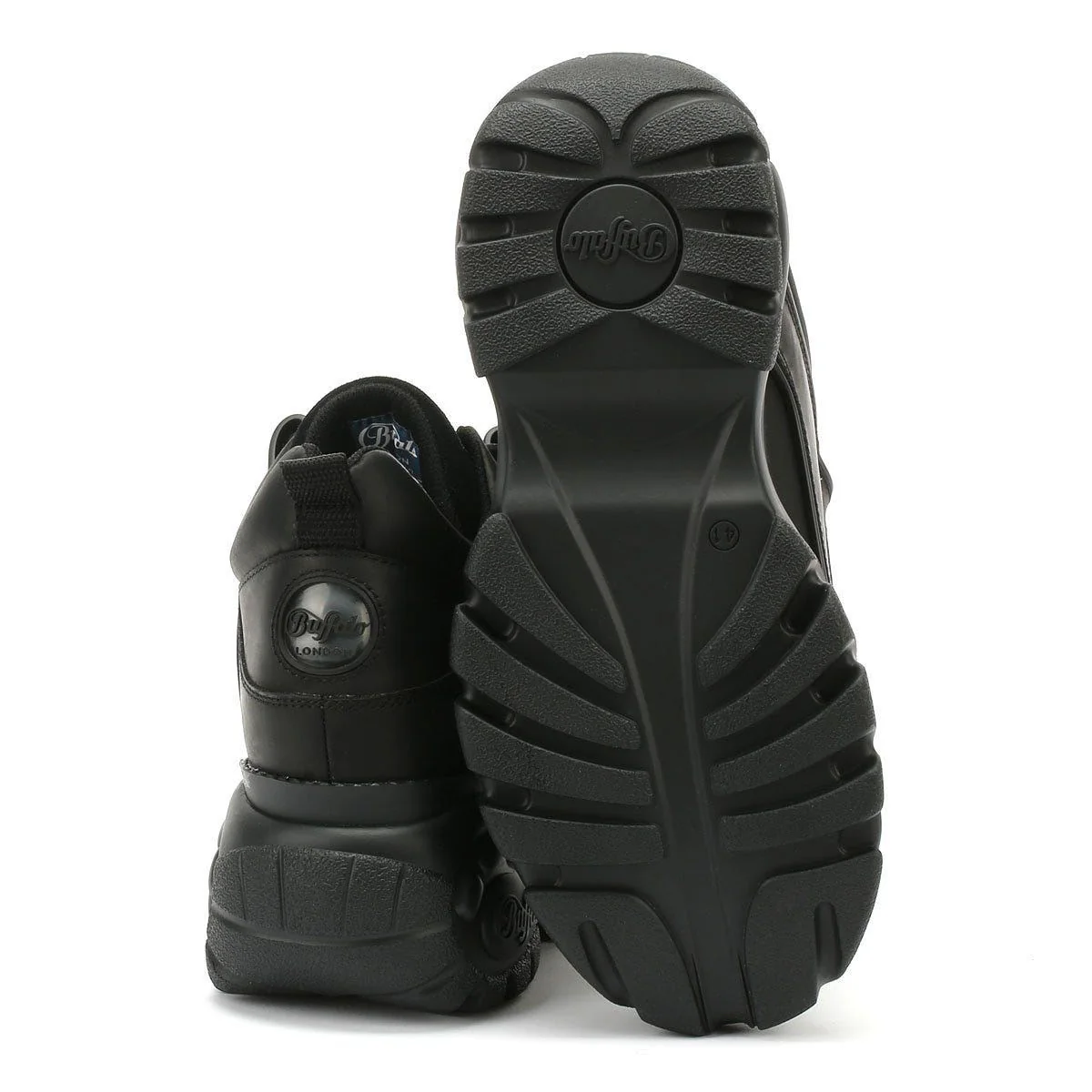 Buffalo London 1339-14 Womens Black Trainers - Image 5