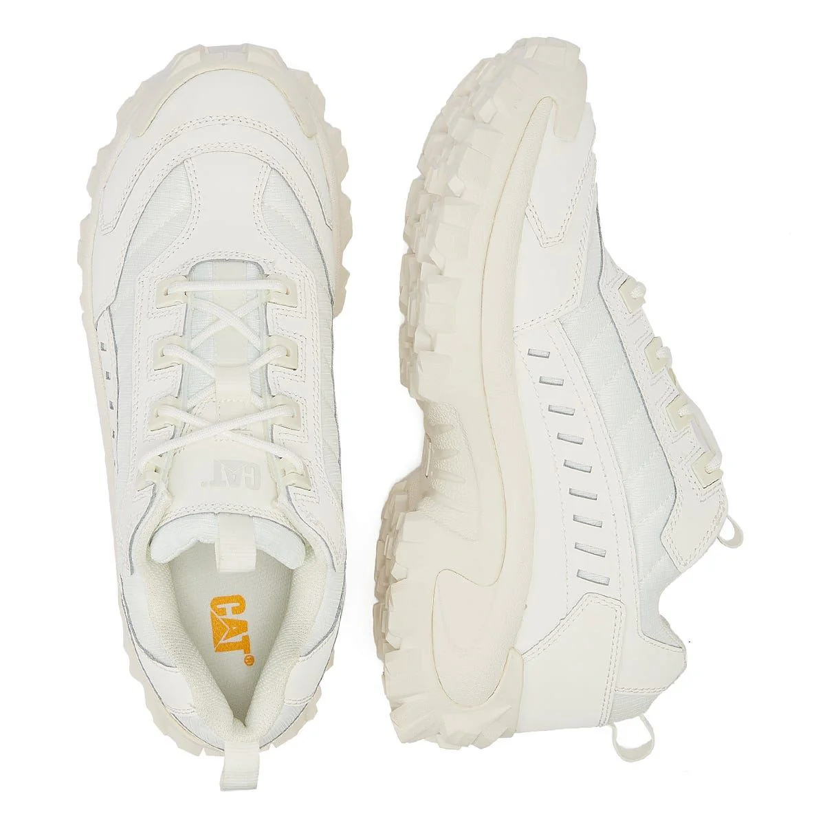 Caterpillar Intruder White Trainers - Image 6