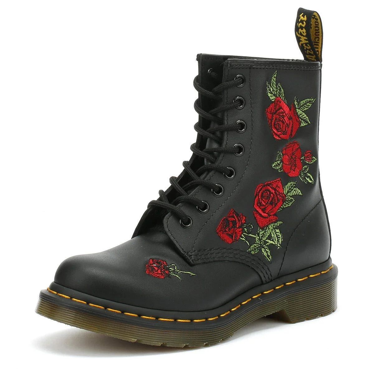 Dr. Martens - 24722001 WOMENS 1460 VONDA SOFTY T BLACK FLORAL - Image 3