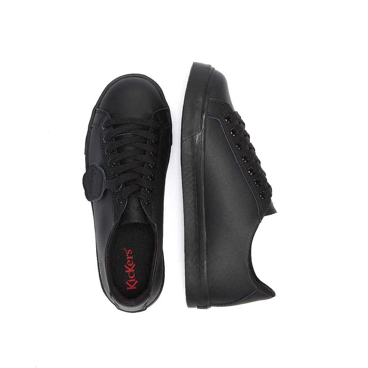 Kickers - 114728 YT TOVNI LACER LTHR BLACK - Image 6