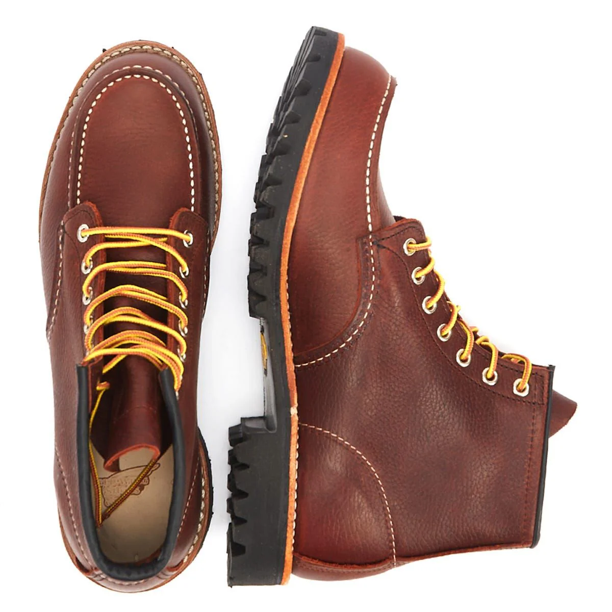 Red Wing 6 Inch Moc Mens Brown Boots - Image 6