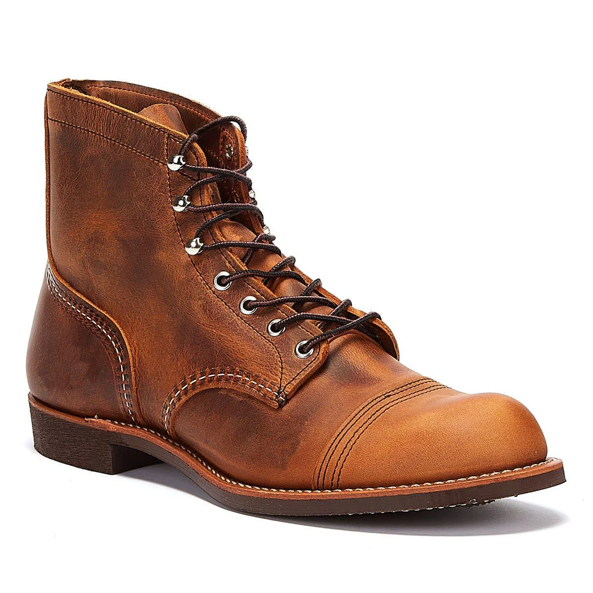 RED WING 8085 MENS IRON RANGER COPPER ROUGH AND TOUGH - Image 2