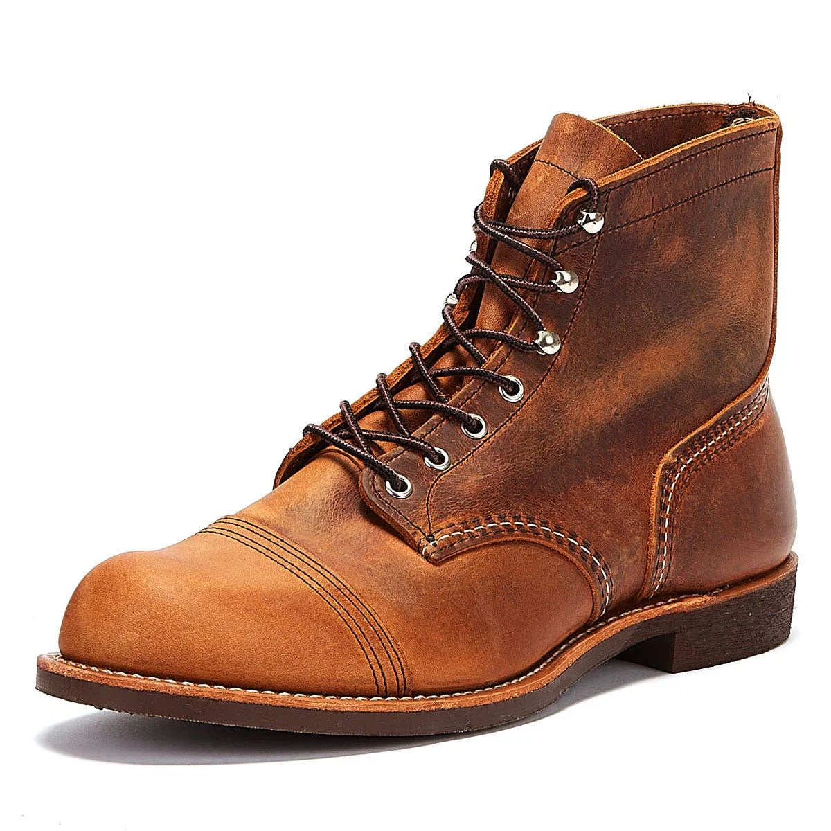 RED WING 8085 MENS IRON RANGER COPPER ROUGH AND TOUGH - Image 3
