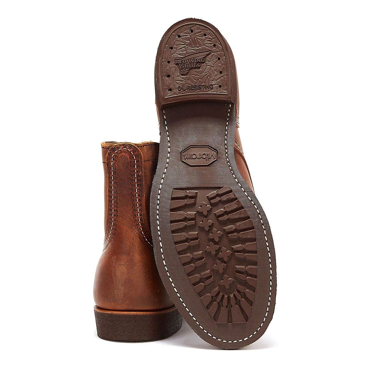 RED WING 8085 MENS IRON RANGER COPPER ROUGH AND TOUGH - Image 4