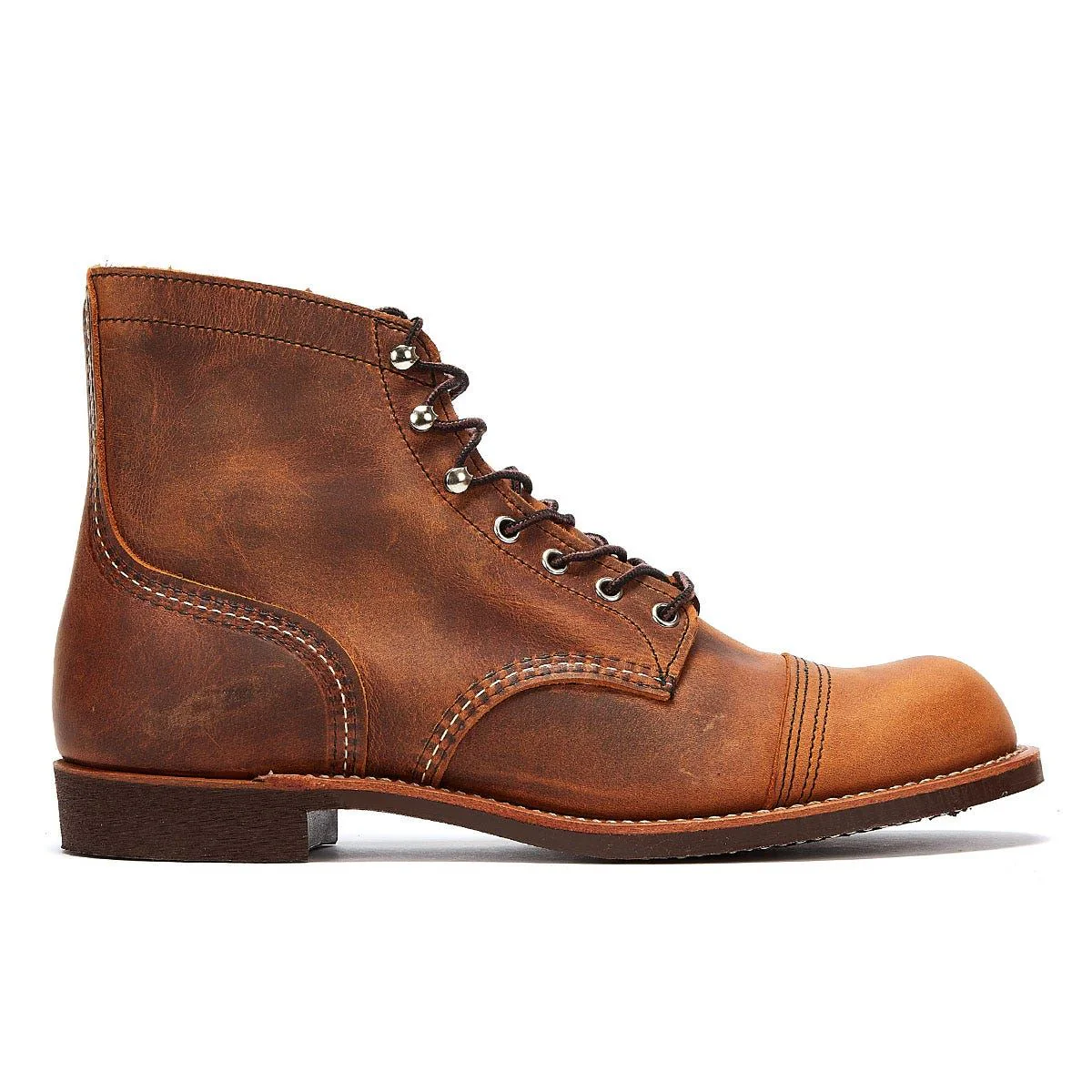RED WING 8085 MENS IRON RANGER COPPER ROUGH AND TOUGH - Image 5