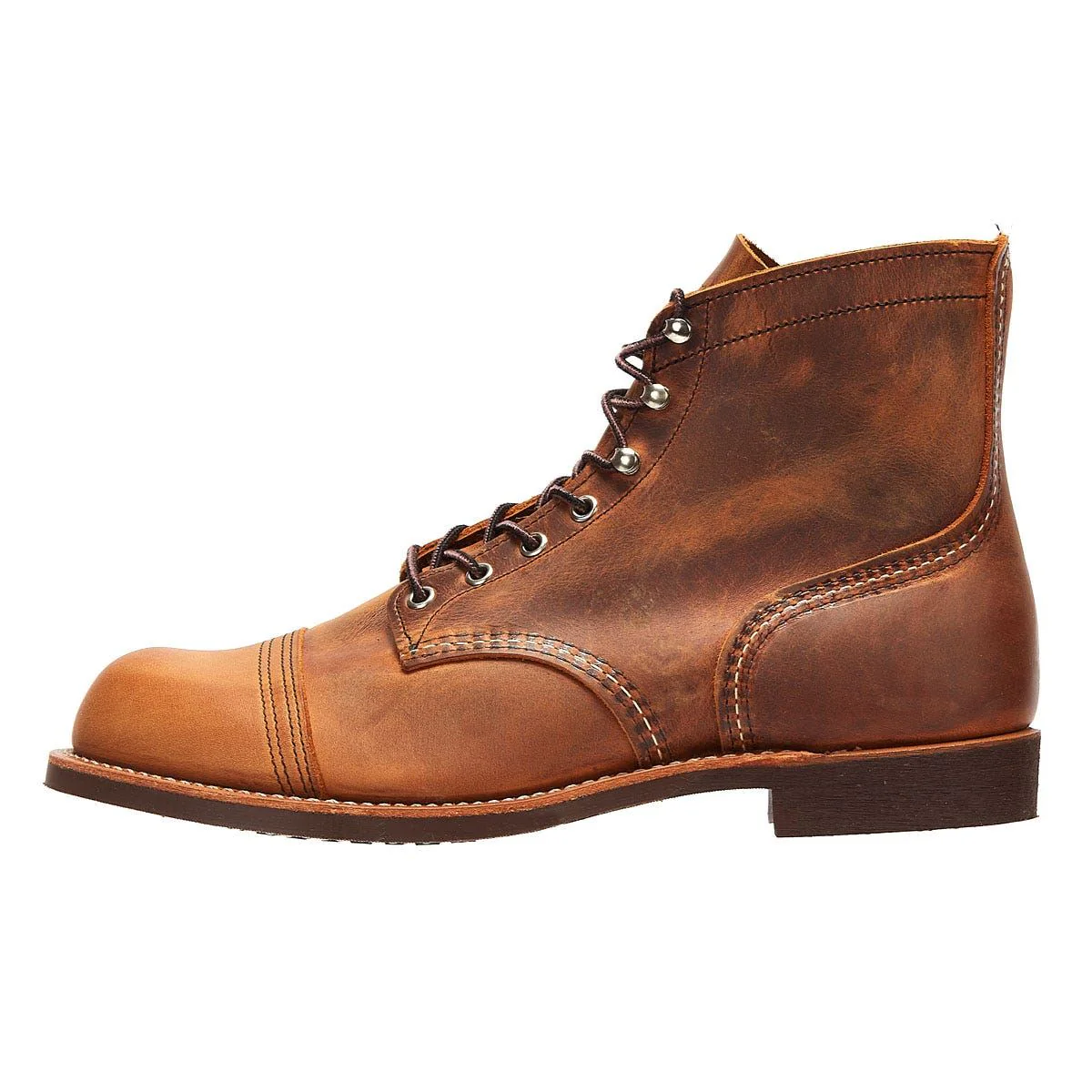 RED WING 8085 MENS IRON RANGER COPPER ROUGH AND TOUGH - Image 7