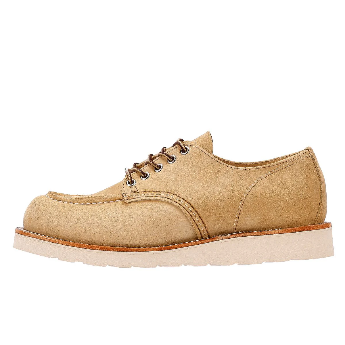 RED WING 8079 MENS SHOP MOC SAND SUEDE - Image 5