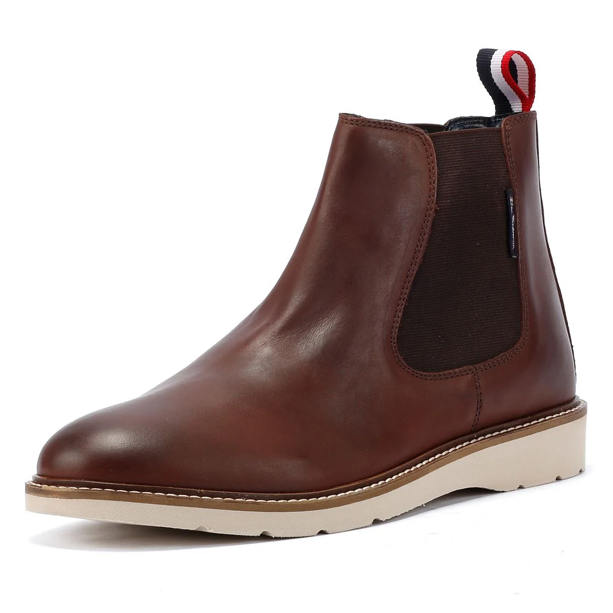 Ben Sherman Hampton Leather Men's Burgundy Boots - Image 3