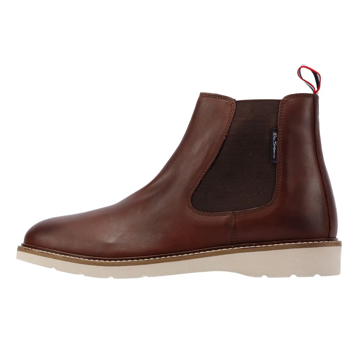 Ben Sherman Hampton Leather Men's Burgundy Boots - Image 6