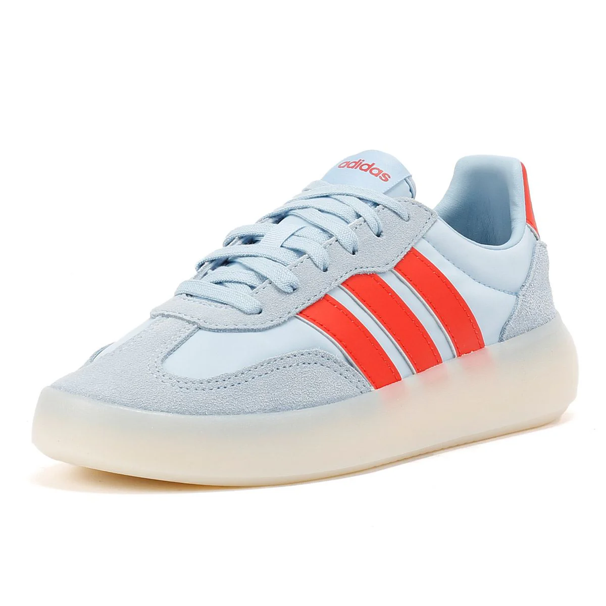 Adidas Barreda Decode Sky Blue/Orange Trainers - Image 3