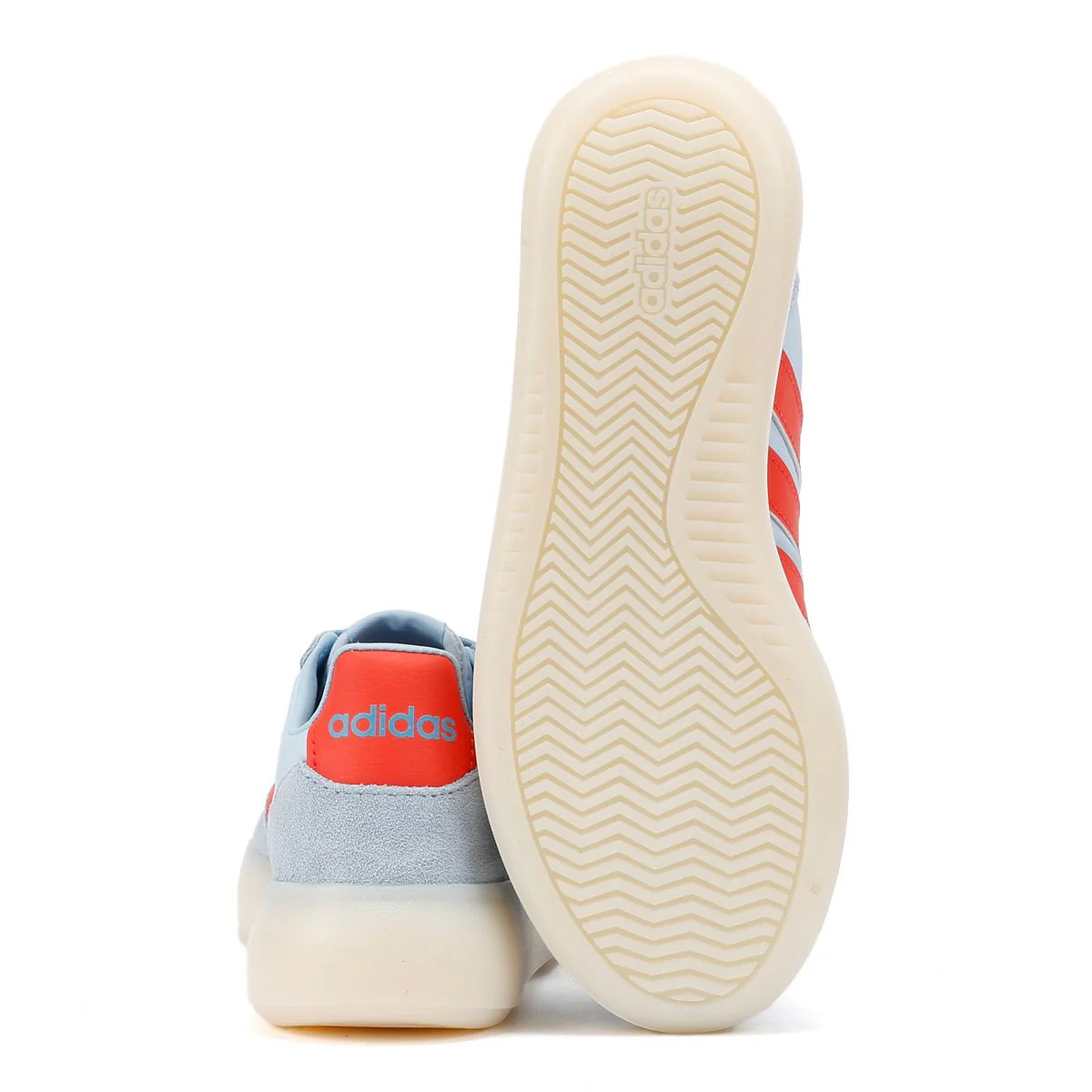 Adidas Barreda Decode Sky Blue/Orange Trainers - Image 4