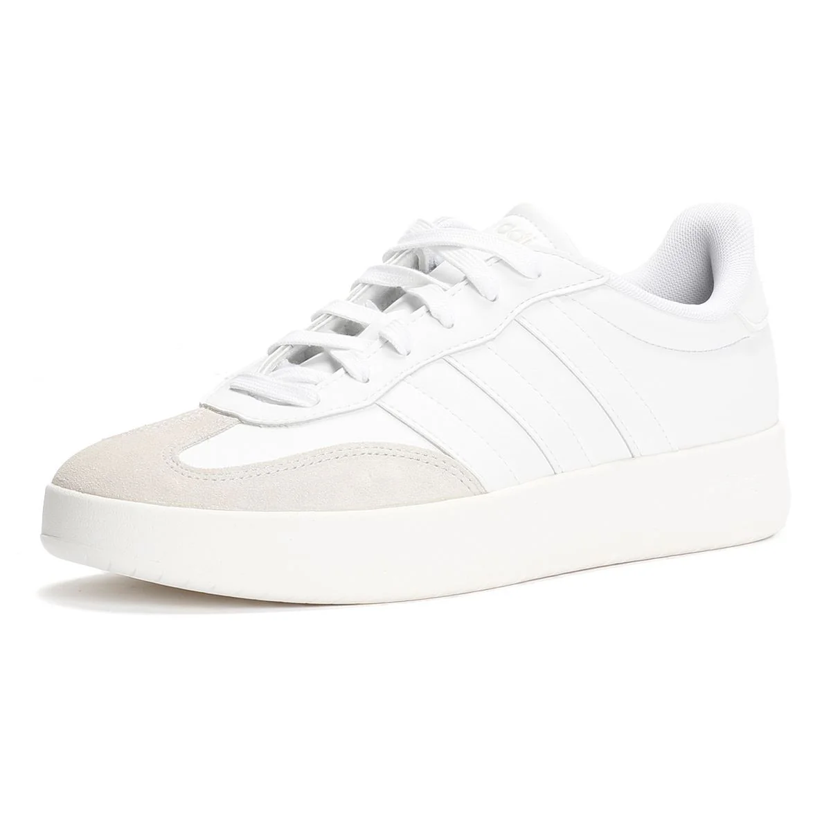 Adidas Barreda Leather White/Natural Trainers - Image 3