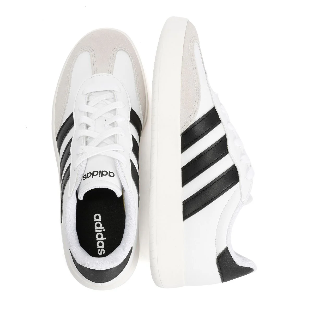 Adidas Barreda Men's White/Black/Grey Trainers - Image 8