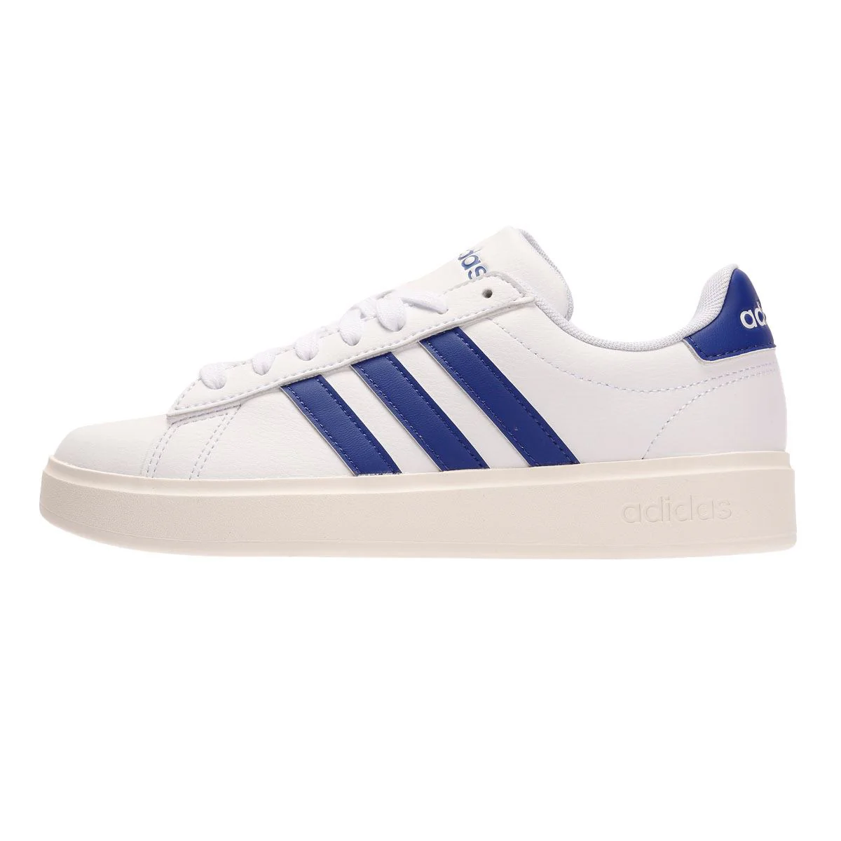 Adidas Grand Court 2.0 White/Blue Trainers - Image 6