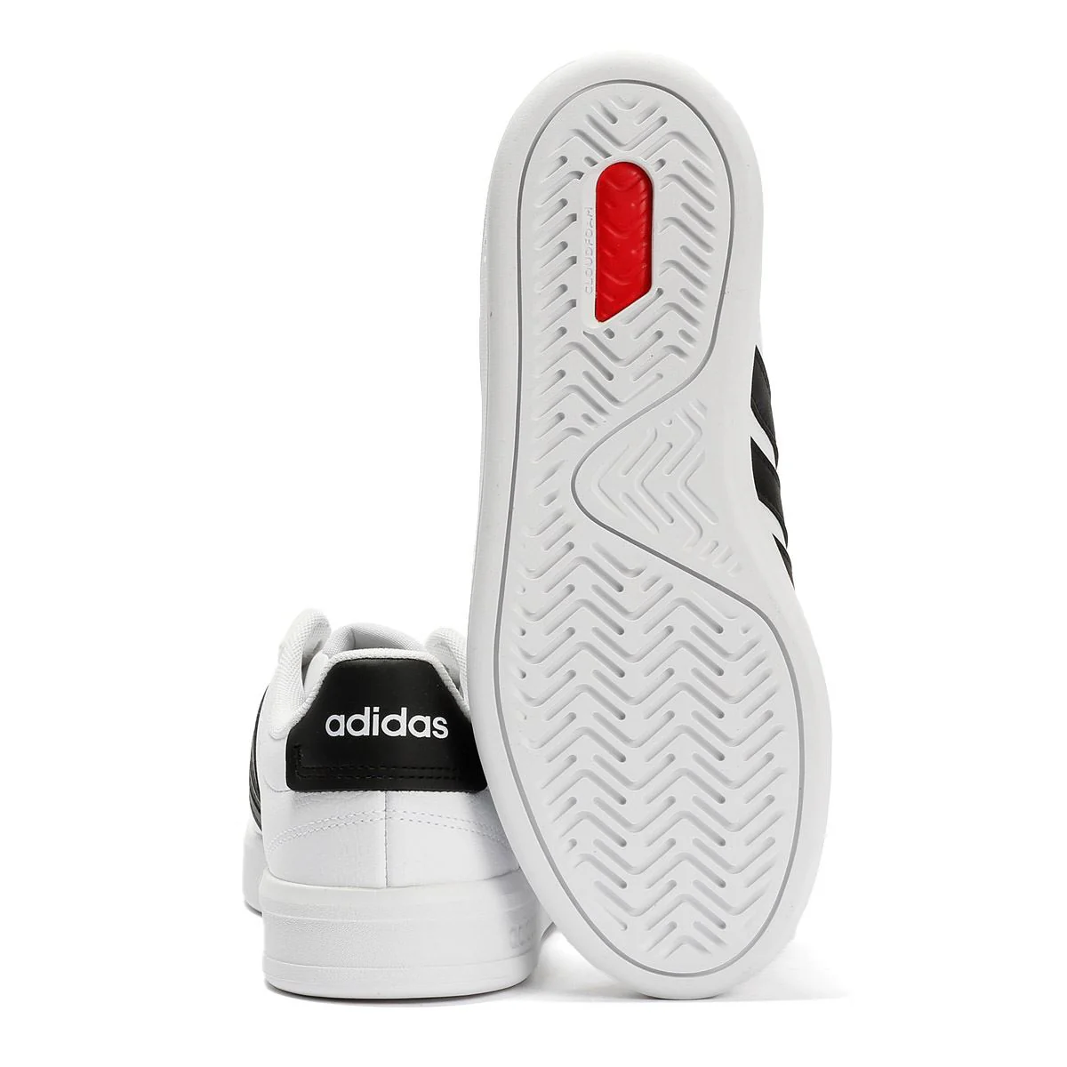 Adidas Grand Court 3.0 Women's White/Black Trainers - Image 4