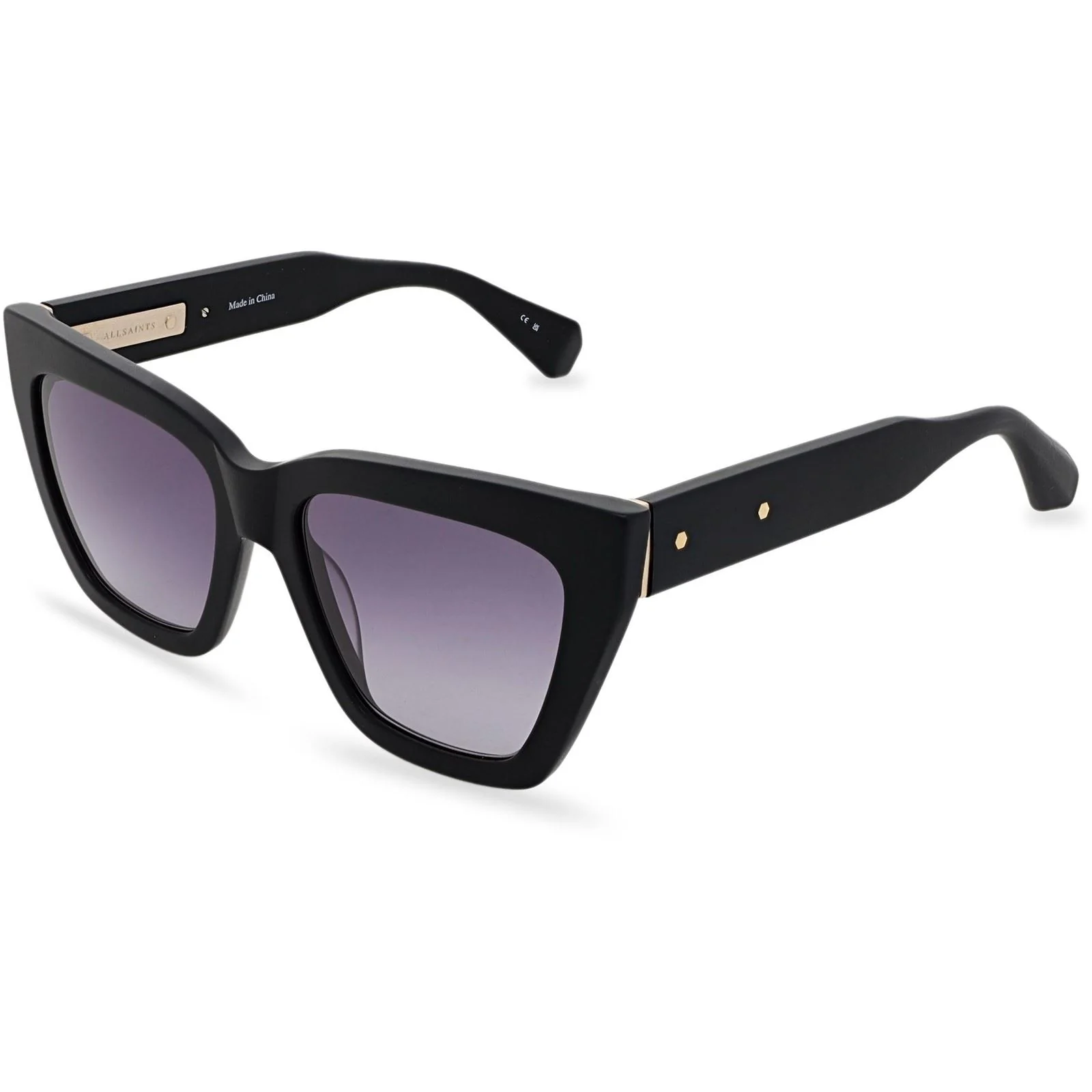 All Saints Women's Minerva Sunglasses in Gloss Black