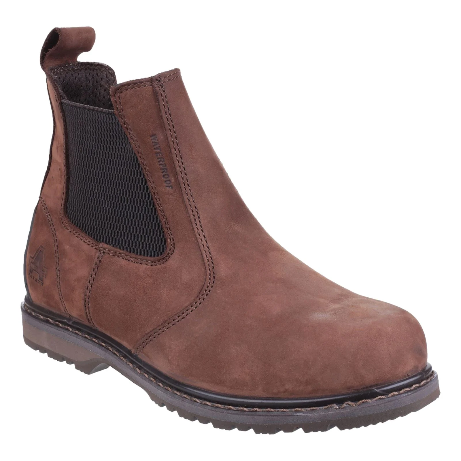 Amblers Safety AS148 Sperrin Lightweight Waterproof Pull On Dealer Safety Boot in Brown - Image 6