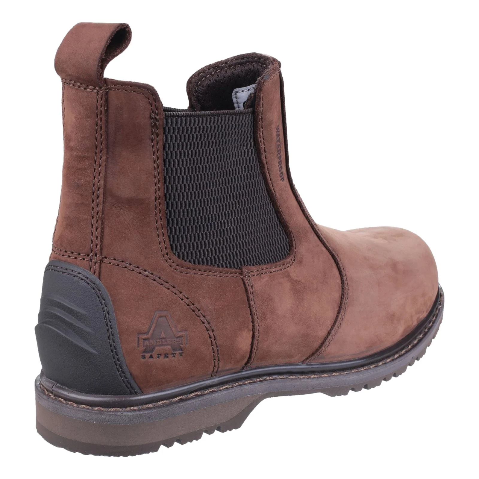 Amblers Safety AS148 Sperrin Lightweight Waterproof Pull On Dealer Safety Boot in Brown - Image 7