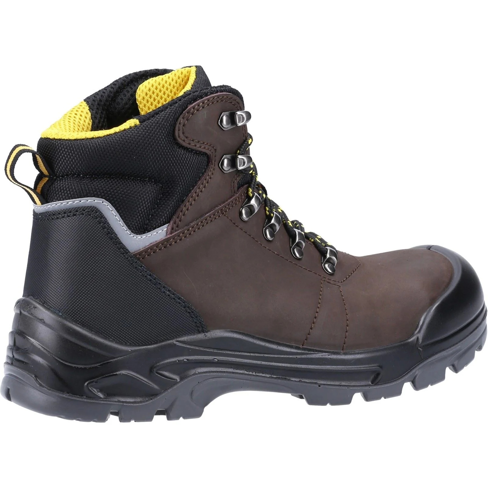 Amblers Safety Men's AS203 Laymore Water Resistant Leather Safety Boot in Brown - Image 2