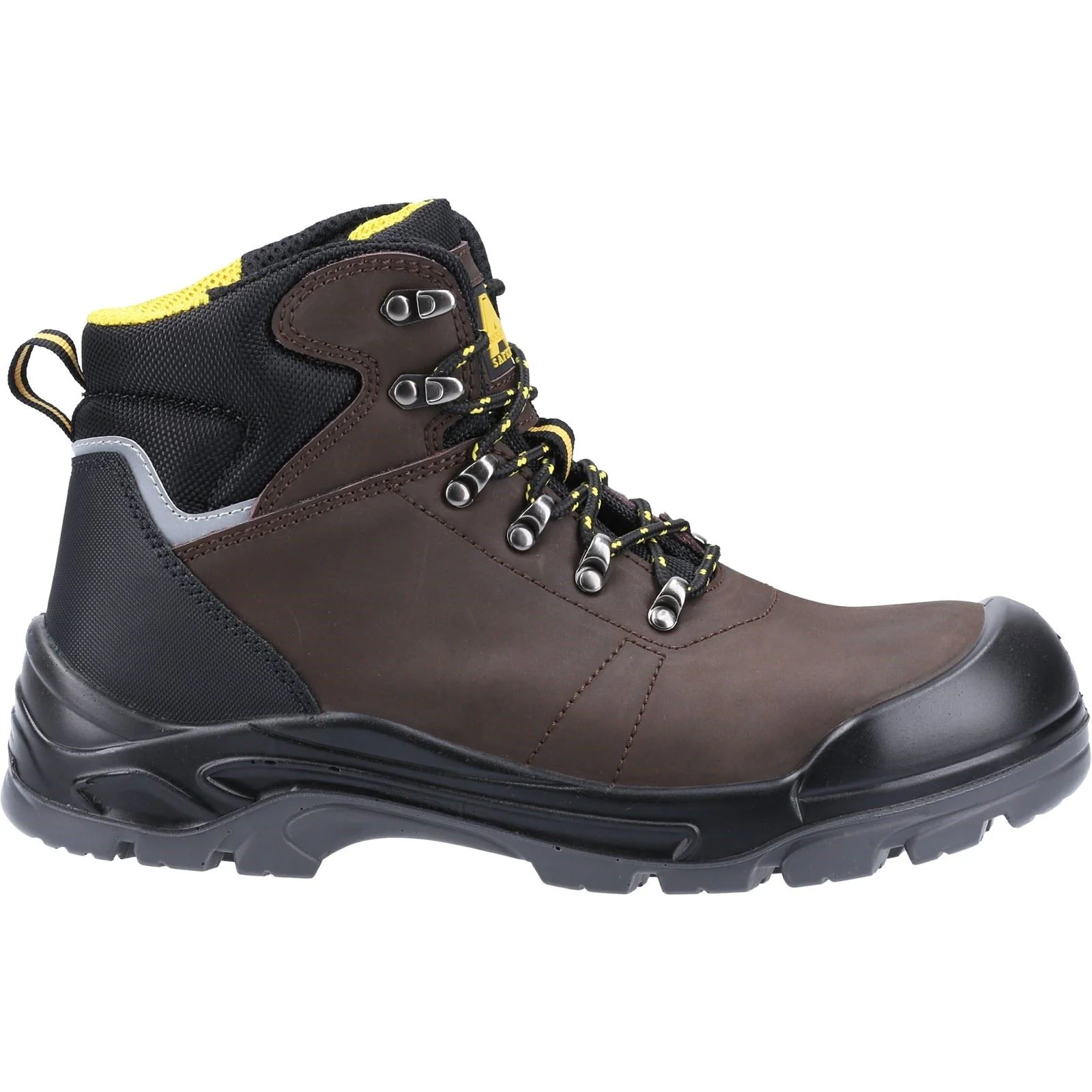 Amblers Safety Men's AS203 Laymore Water Resistant Leather Safety Boot in Brown - Image 4