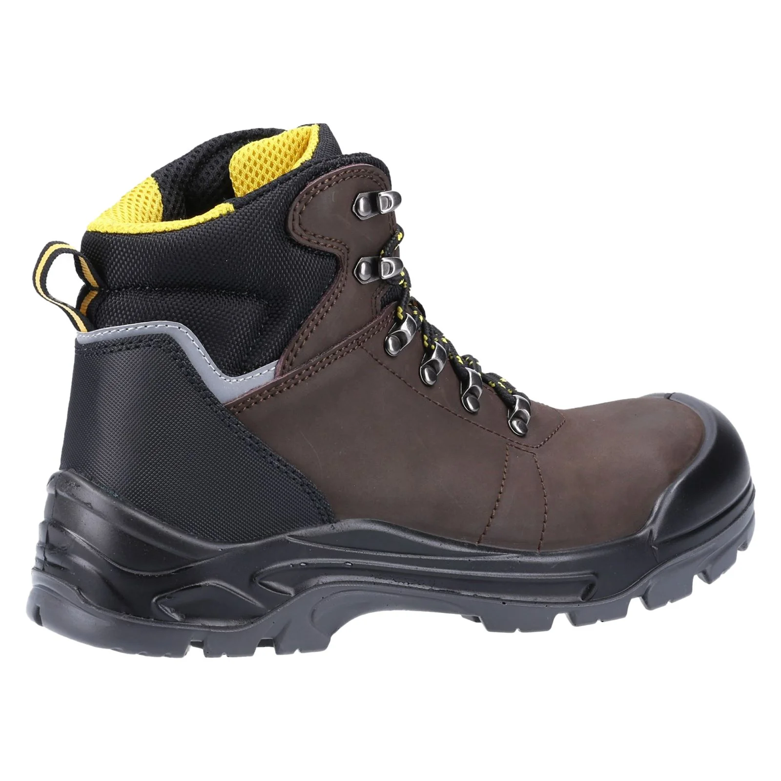 Amblers Safety Men's AS203 Laymore Water Resistant Leather Safety Boot in Brown - Image 6