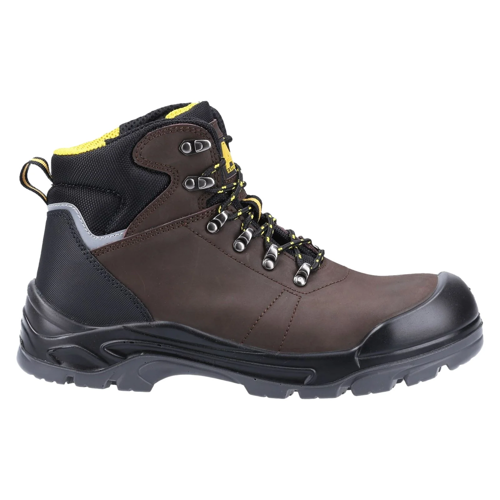 Amblers Safety Men's AS203 Laymore Water Resistant Leather Safety Boot in Brown - Image 8