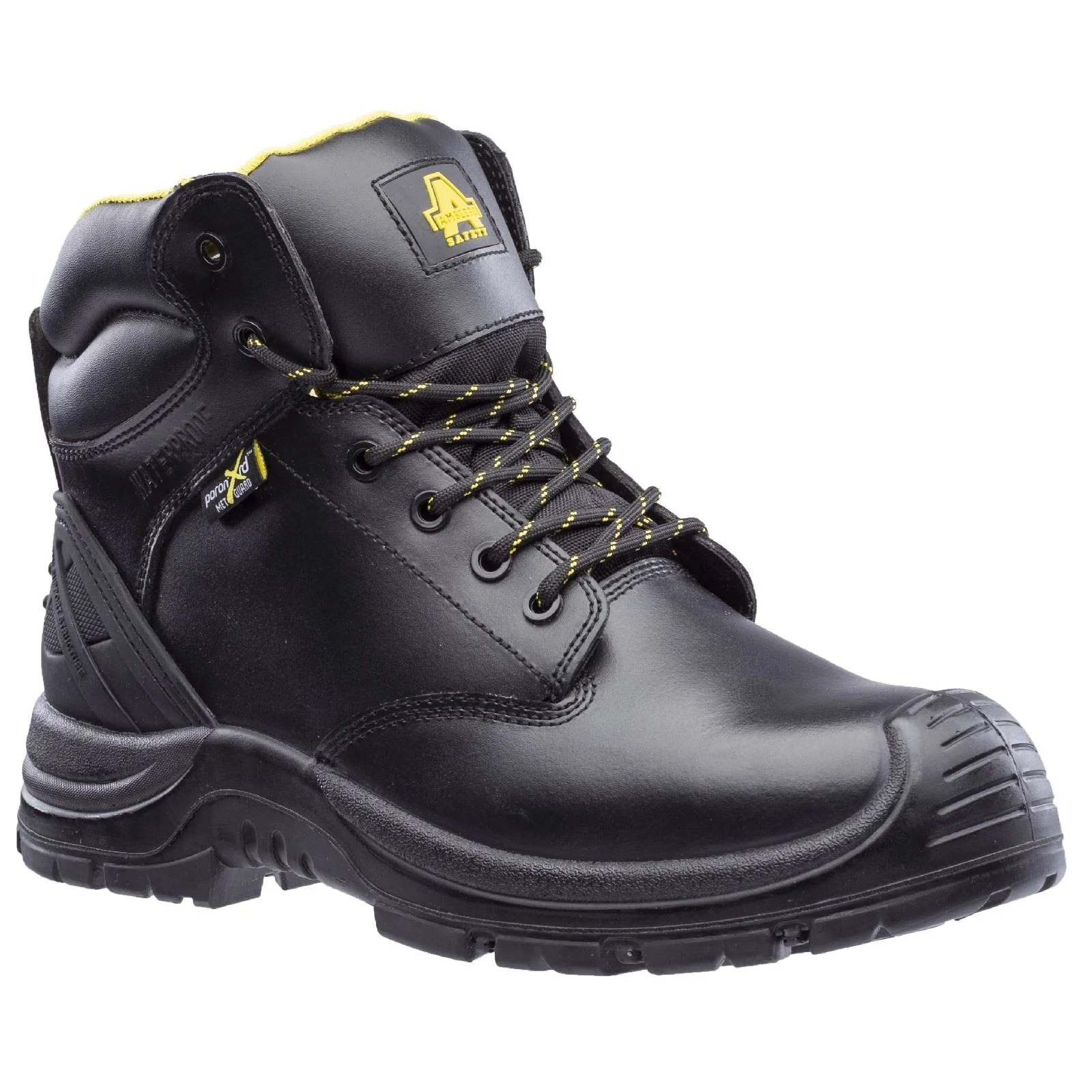 Amblers Safety AS303C Wrekin Metal Free Metatarsal Waterproof Safety Boot in Black - Image 5