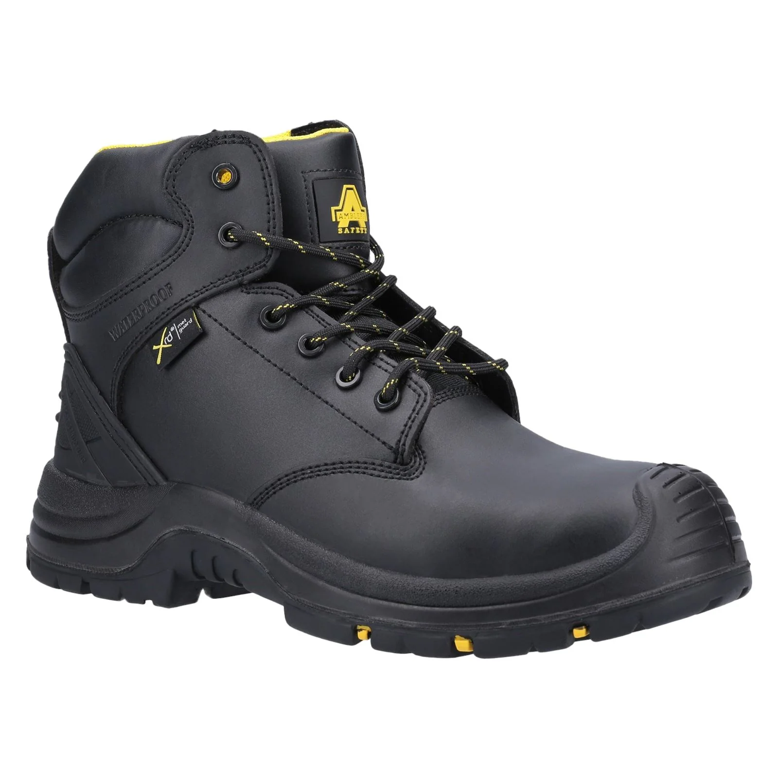 Amblers Safety AS303C Wrekin Metal Free Metatarsal Waterproof Safety Boot in Black - Image 6