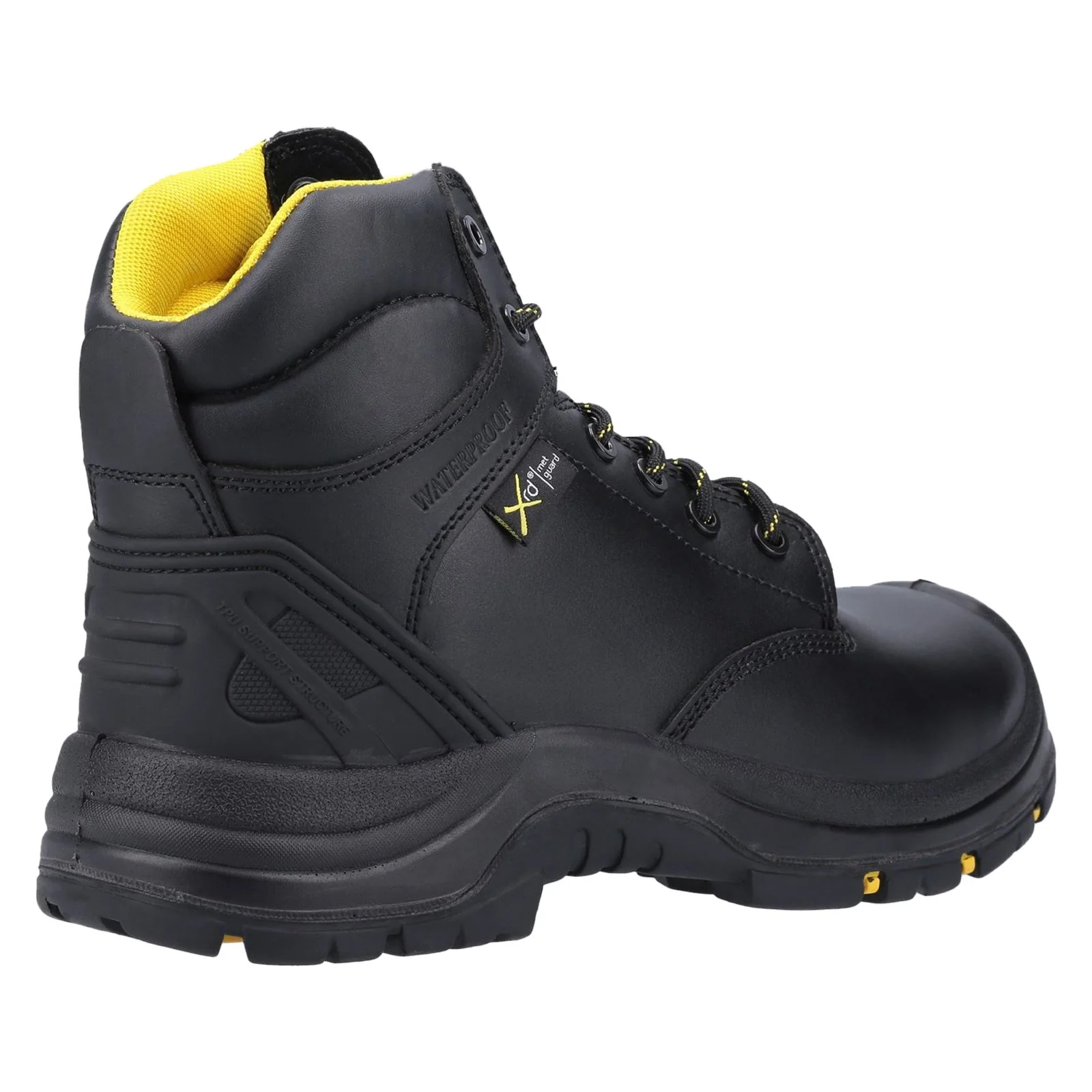 Amblers Safety AS303C Wrekin Metal Free Metatarsal Waterproof Safety Boot in Black - Image 7