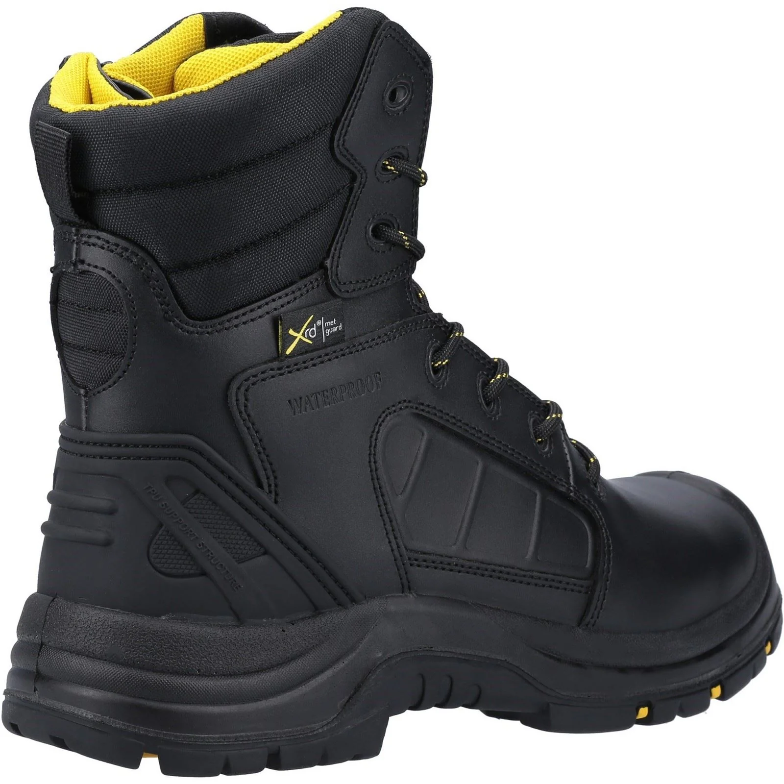 Amblers Safety AS350C Berwyn Hi-Leg Waterproof Metal Free Metatarsal Safety Boot in Black - Image 2