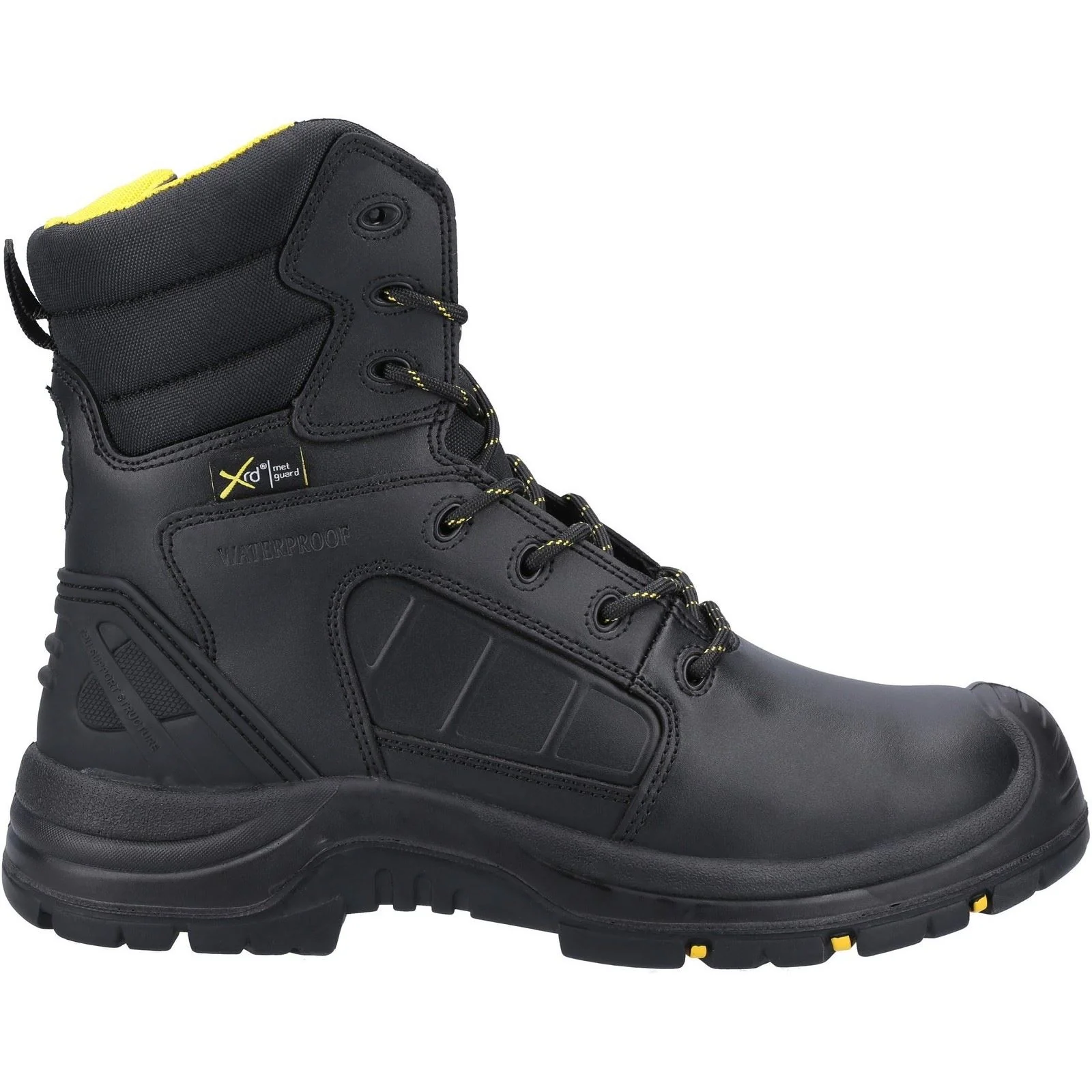 Amblers Safety AS350C Berwyn Hi-Leg Waterproof Metal Free Metatarsal Safety Boot in Black - Image 4
