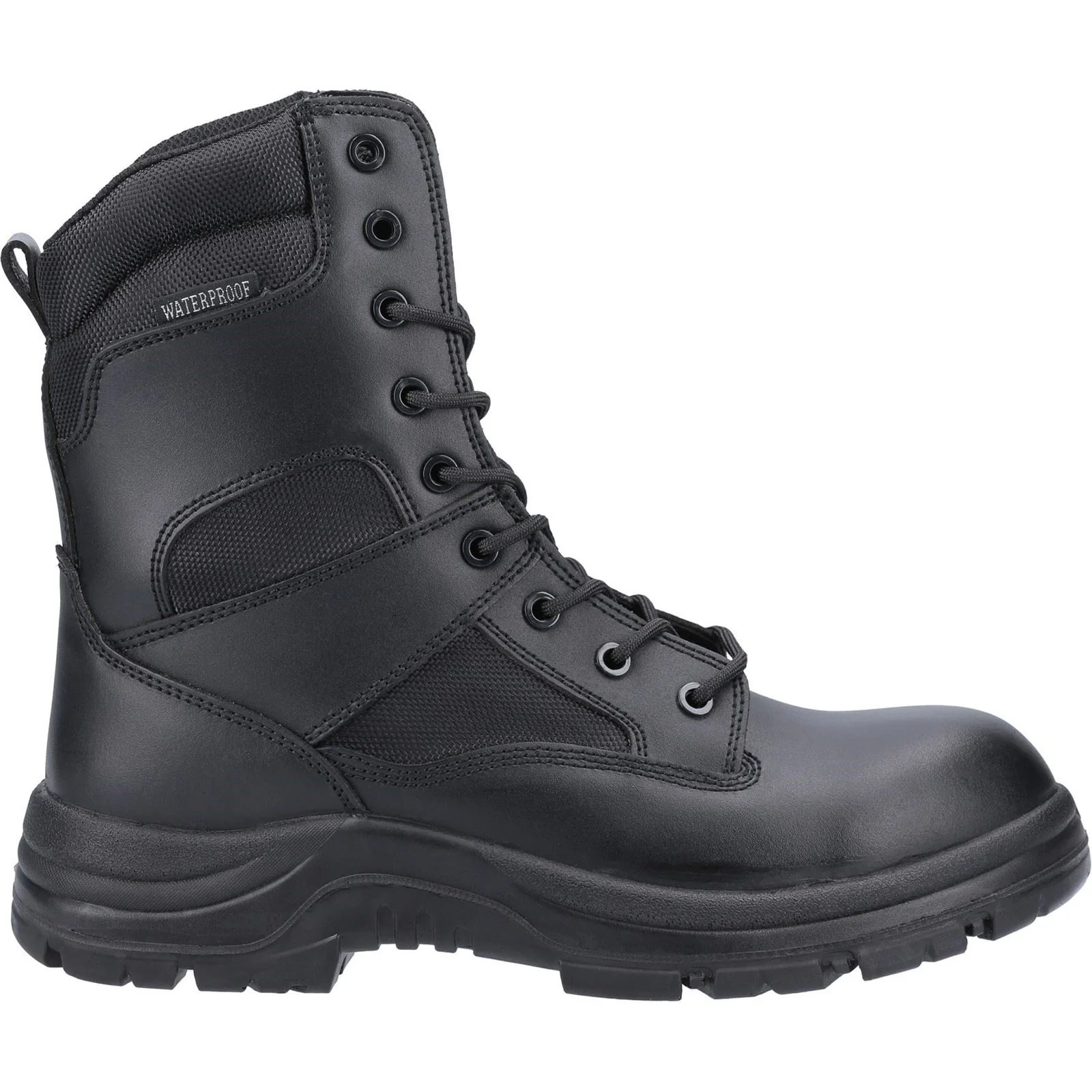 Amblers Safety Combat Hi-Leg Waterproof Metal Free Boot in Black - Image 5