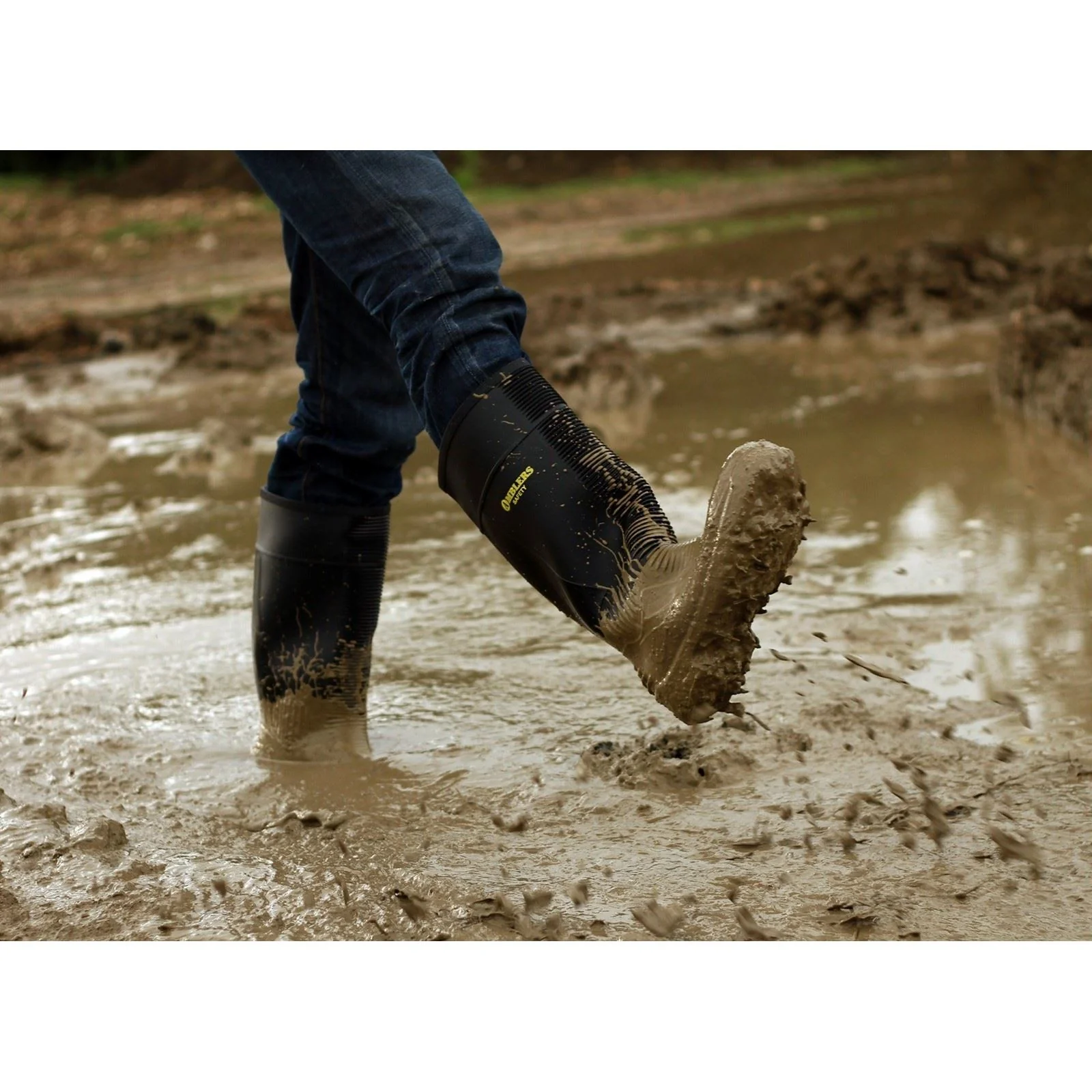 Amblers Safety FS100 Construction Safety Wellington in Black - Image 7