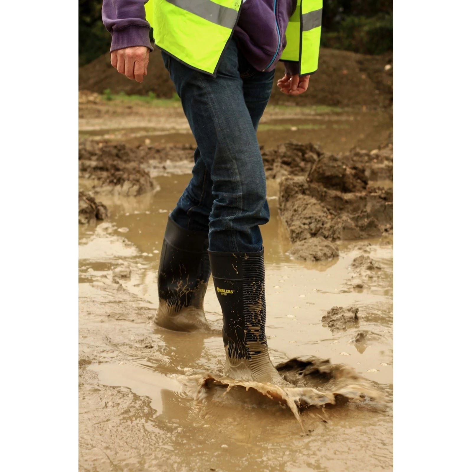 Amblers Safety FS100 Construction Safety Wellington in Black - Image 8