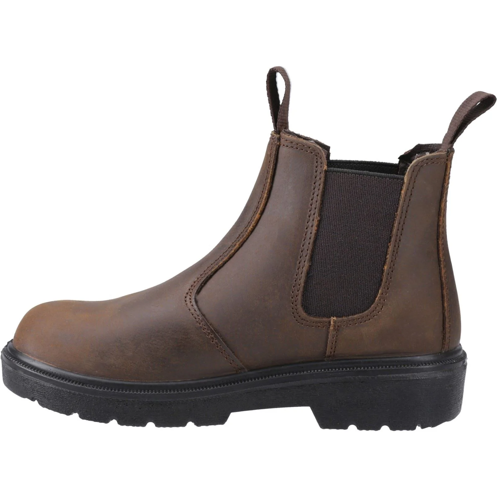 Amblers Safety FS128 Hardwearing Pull On Safety Dealer Boot in Brown - Image 5