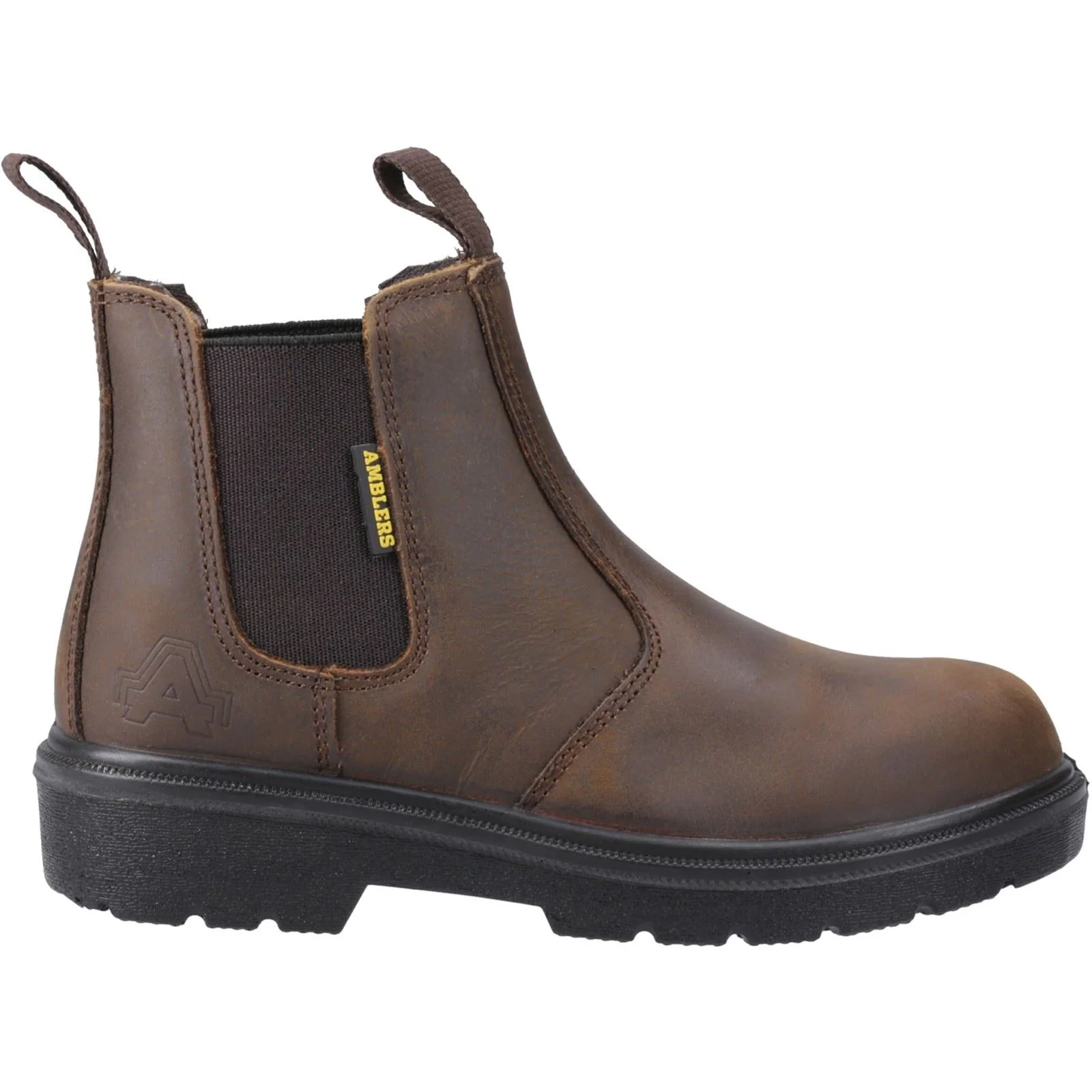 Amblers Safety FS128 Hardwearing Pull On Safety Dealer Boot in Brown - Image 6