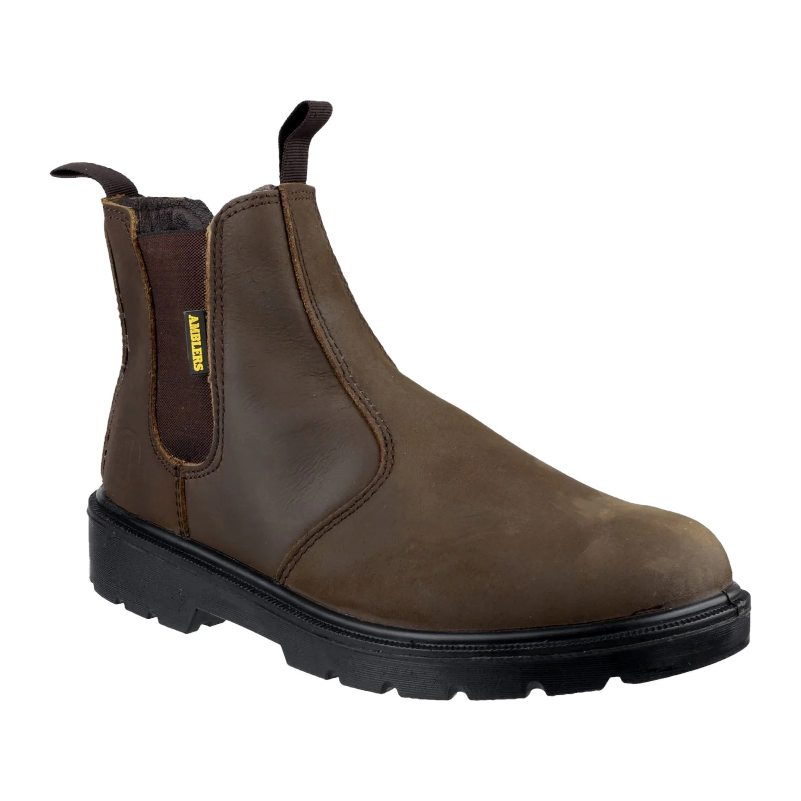 Amblers Safety FS128 Hardwearing Pull On Safety Dealer Boot in Brown - Image 9