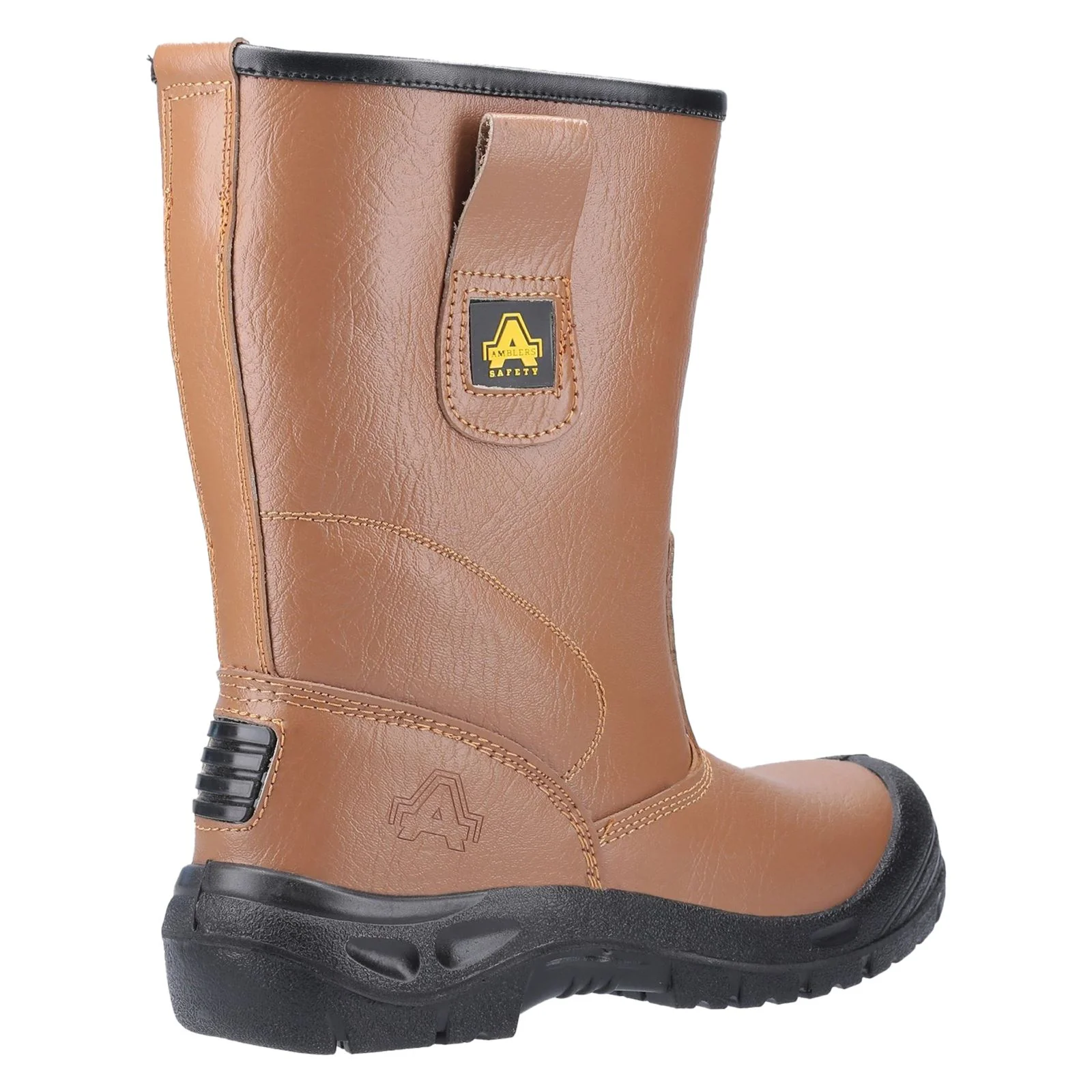 Amblers Safety FS142 Water Resistant Pull On Safety Rigger Boot in Tan - Image 8