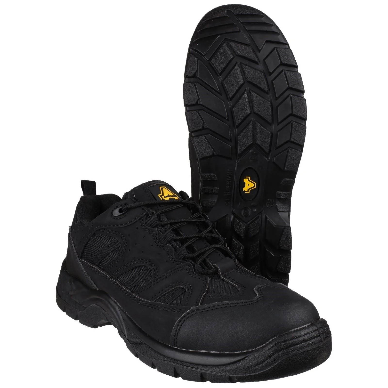 Amblers Safety FS214 Vegan Friendly Safety Shoes in Black - Image 3