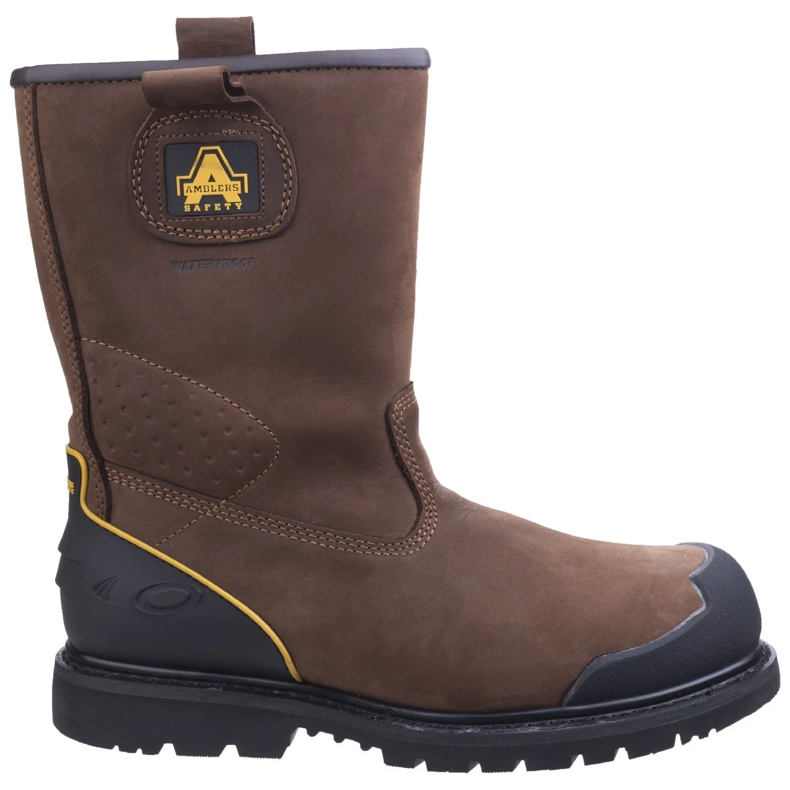 Amblers Safety FS223 Men's Brown Safety Boots - UK 10.5 - Image 5