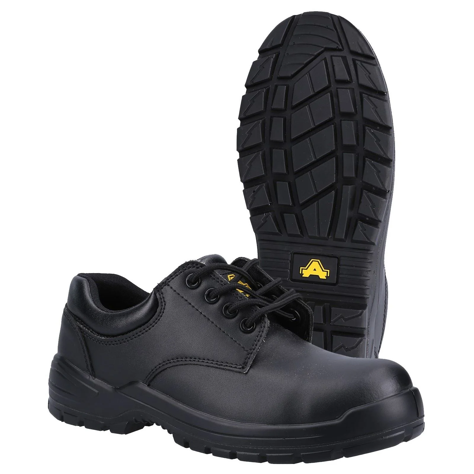 Amblers Safety FS38C Metal Free Composite Gibson Lace Safety Shoe in Black - Image 3