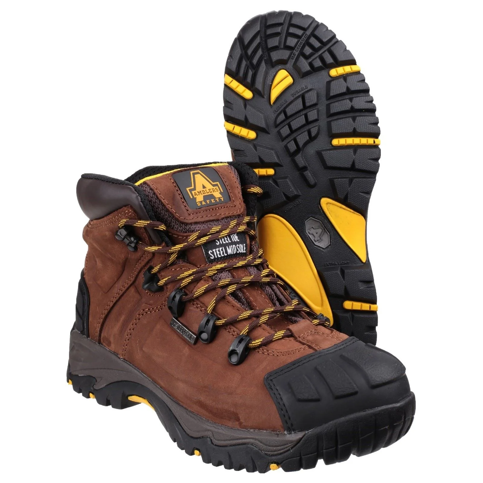 Amblers Safety Men's FS39 Safety Boot in Brown - Image 3
