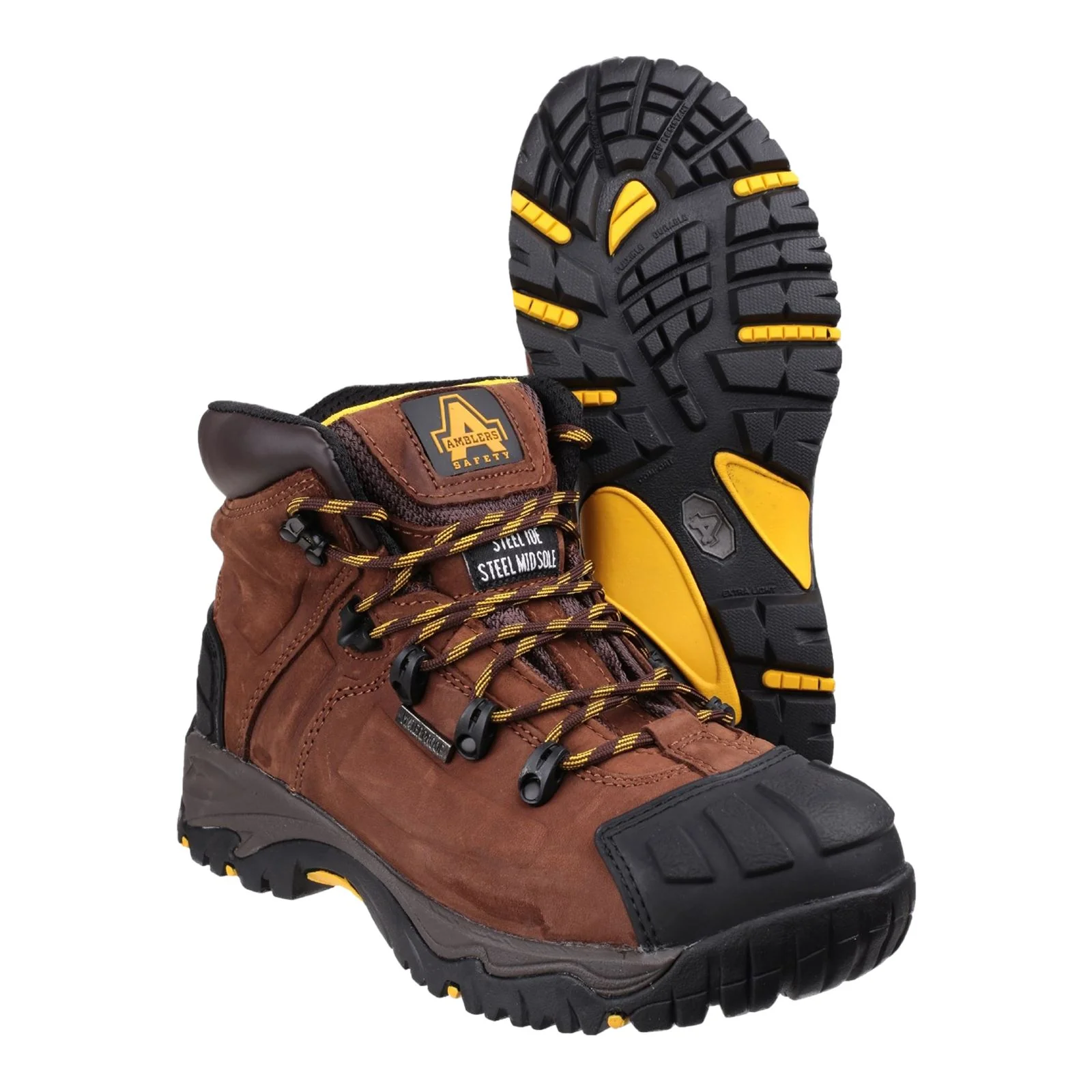 Amblers Safety Men's FS39 Safety Boot in Brown - Image 9