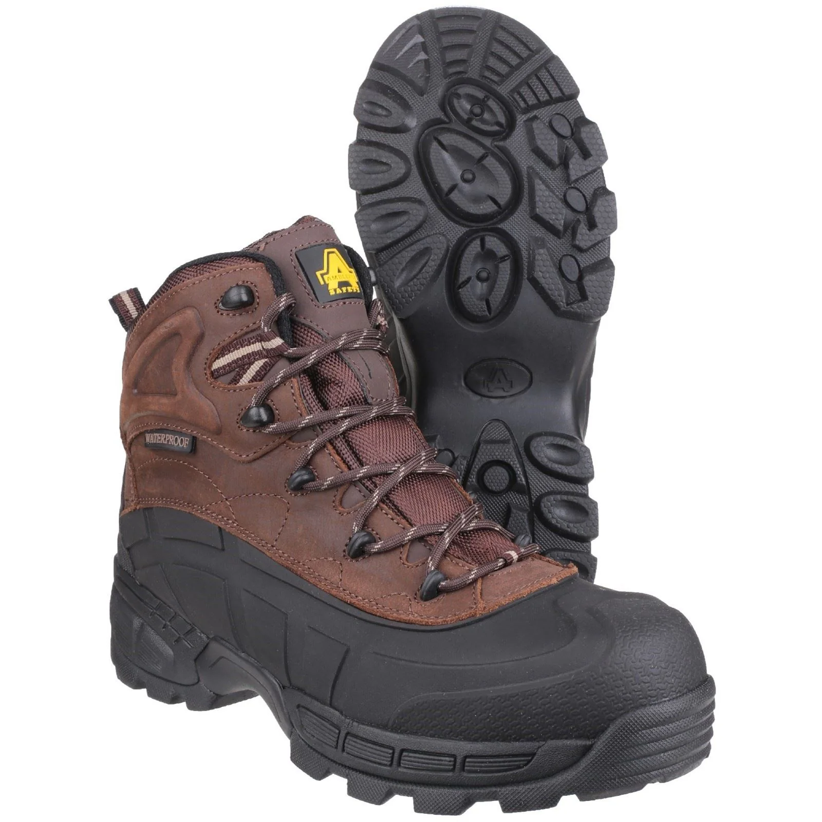Amblers Safety FS430 Orca Hybrid Waterproof Non-Metal Safety Boot in Brown - Image 3
