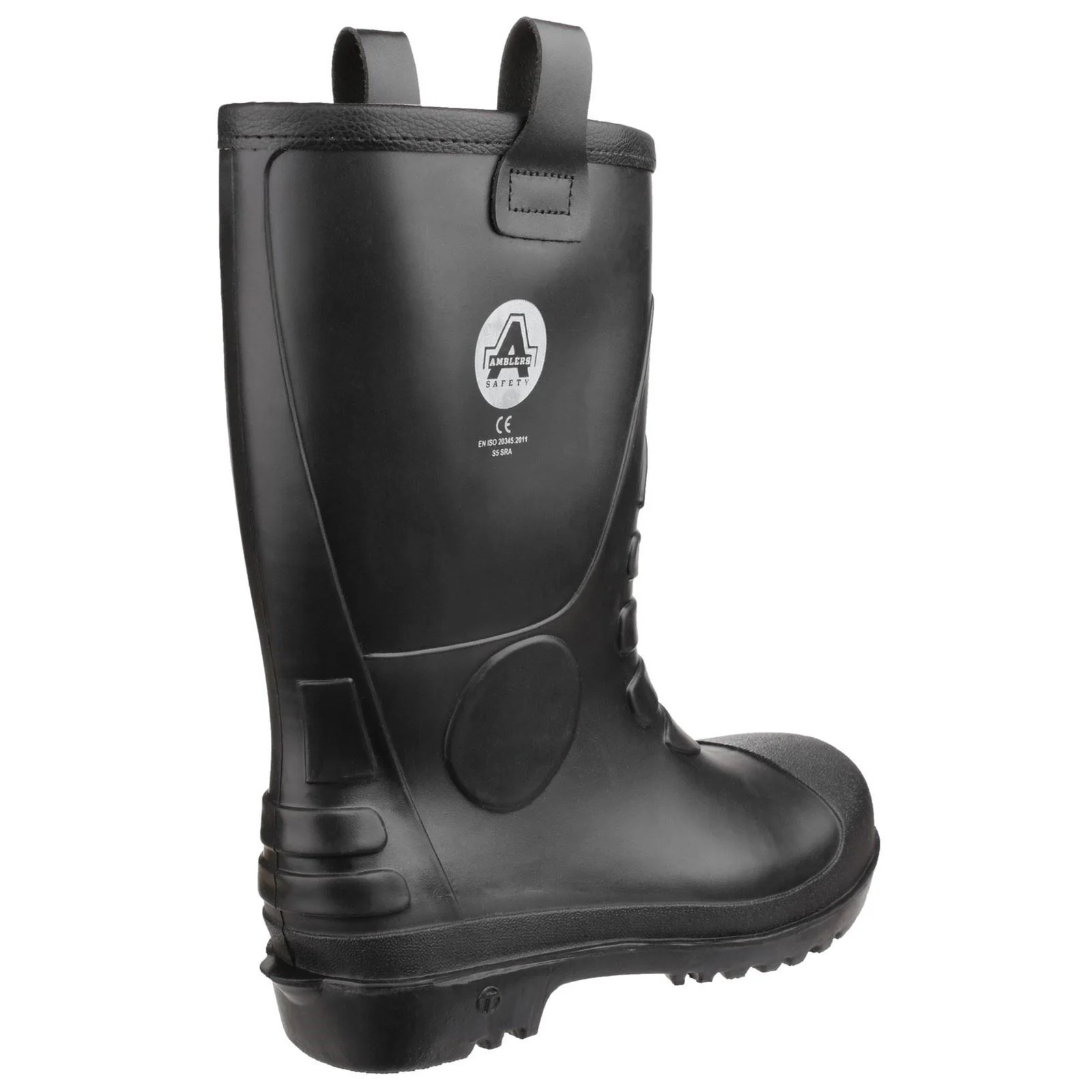 Amblers Safety FS90 Waterproof PVC Pull on Safety Rigger Boot in Black - Image 2