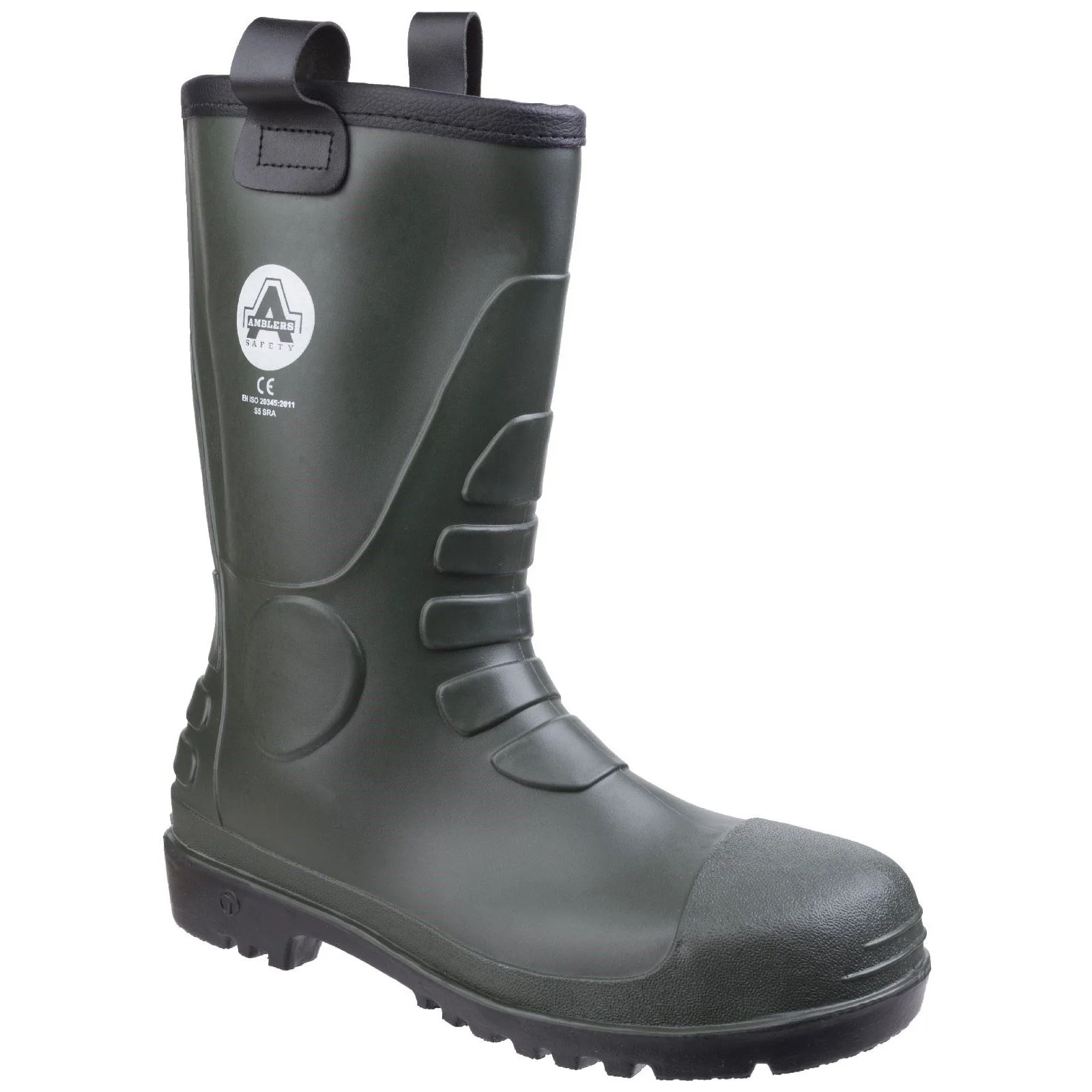 Amblers Safety FS97 PVC Rigger Safety Boot in Green