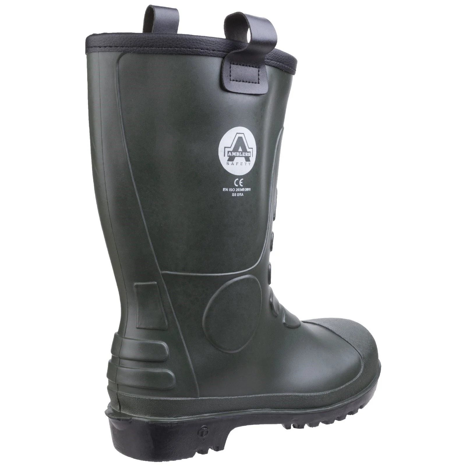 Amblers Safety FS97 PVC Rigger Safety Boot in Green - Image 2