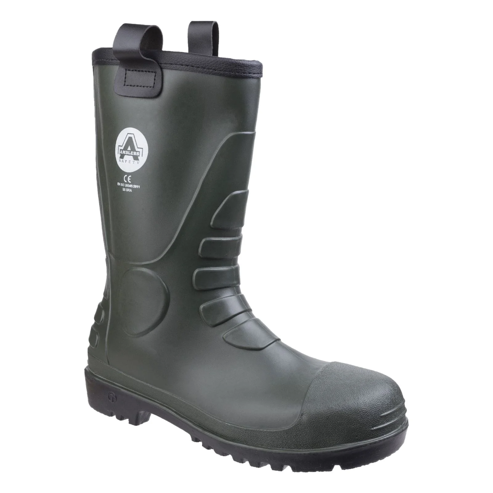 Amblers Safety FS97 PVC Rigger Safety Boot in Green - Image 6