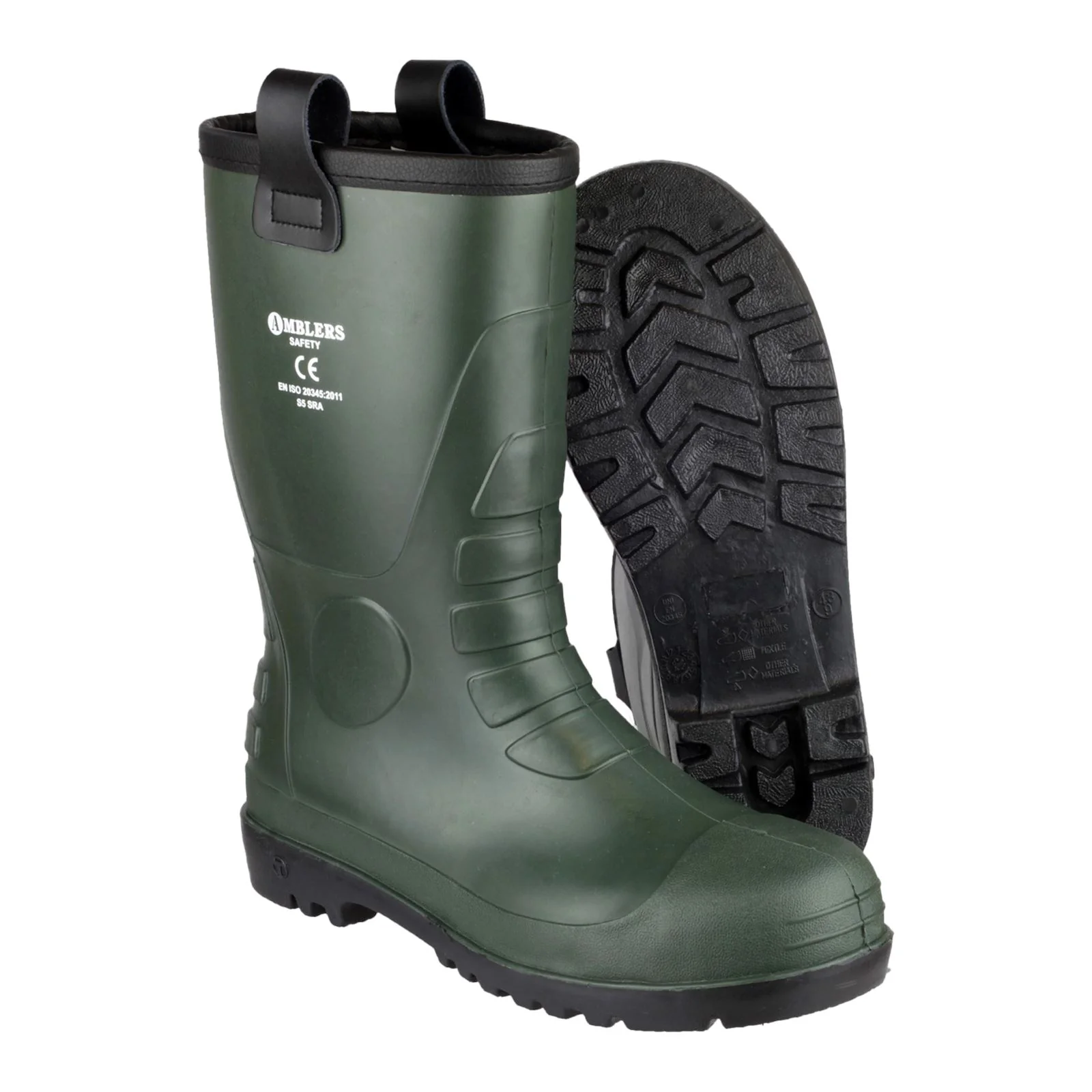 Amblers Safety FS97 PVC Rigger Safety Boot in Green - Image 8